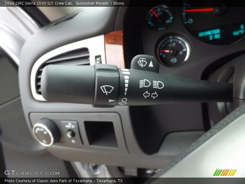 Quicksilver Metallic / Ebony 2013 GMC Sierra 1500 SLT Crew Cab