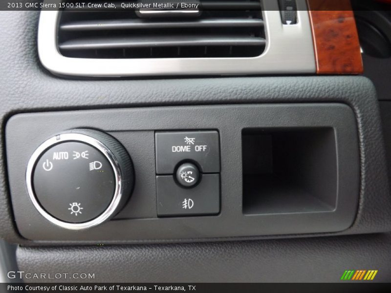 Quicksilver Metallic / Ebony 2013 GMC Sierra 1500 SLT Crew Cab