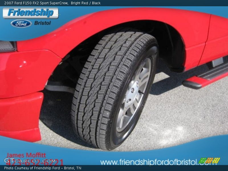 Bright Red / Black 2007 Ford F150 FX2 Sport SuperCrew