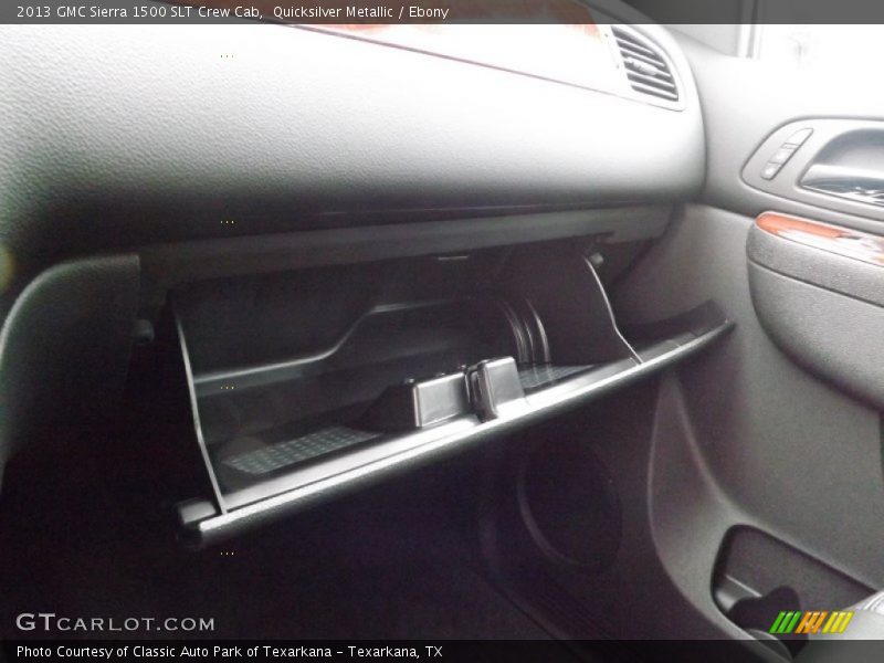Quicksilver Metallic / Ebony 2013 GMC Sierra 1500 SLT Crew Cab