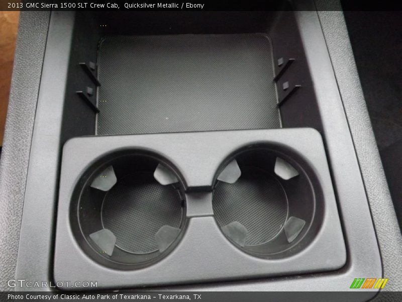 Quicksilver Metallic / Ebony 2013 GMC Sierra 1500 SLT Crew Cab