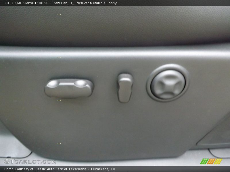Quicksilver Metallic / Ebony 2013 GMC Sierra 1500 SLT Crew Cab