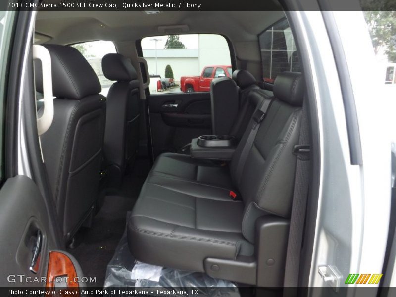 Quicksilver Metallic / Ebony 2013 GMC Sierra 1500 SLT Crew Cab