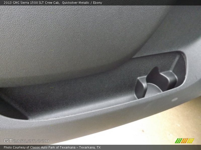 Quicksilver Metallic / Ebony 2013 GMC Sierra 1500 SLT Crew Cab