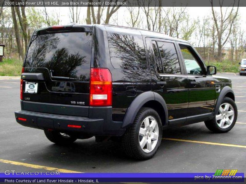Java Black Pearlescent / Ebony Black 2008 Land Rover LR3 V8 HSE