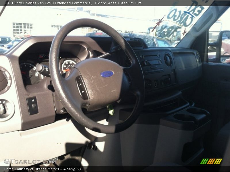 Oxford White / Medium Flint 2011 Ford E Series Van E250 Extended Commercial