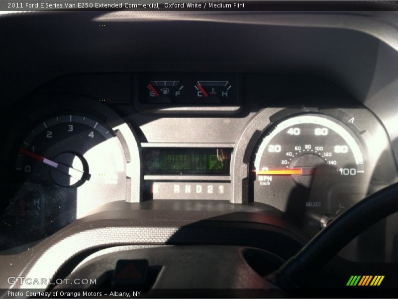 Oxford White / Medium Flint 2011 Ford E Series Van E250 Extended Commercial