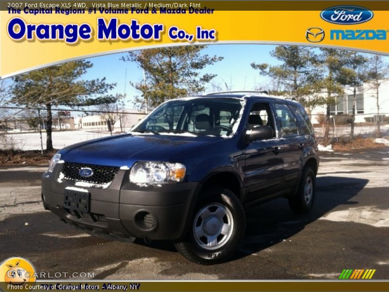 Vista Blue Metallic / Medium/Dark Flint 2007 Ford Escape XLS 4WD