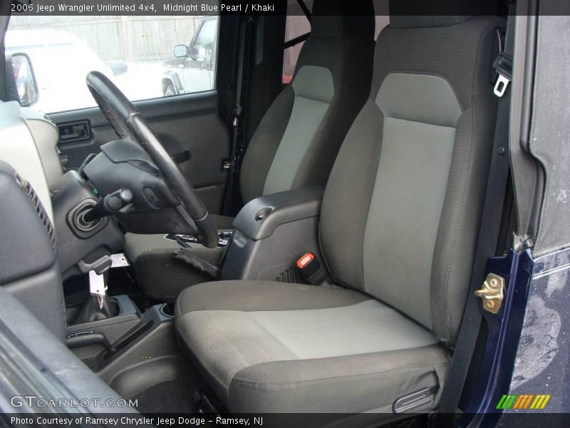 Midnight Blue Pearl / Khaki 2006 Jeep Wrangler Unlimited 4x4