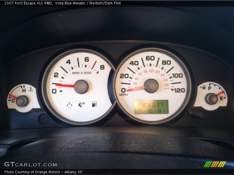 Vista Blue Metallic / Medium/Dark Flint 2007 Ford Escape XLS 4WD