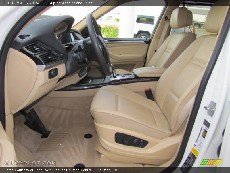 Alpine White / Sand Beige 2011 BMW X5 xDrive 35i