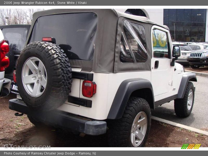 Stone White / Khaki 2006 Jeep Wrangler Rubicon 4x4