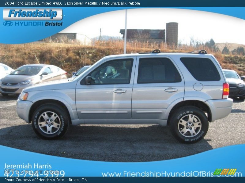 Satin Silver Metallic / Medium/Dark Pebble 2004 Ford Escape Limited 4WD