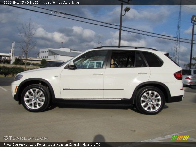 Alpine White / Sand Beige 2011 BMW X5 xDrive 35i