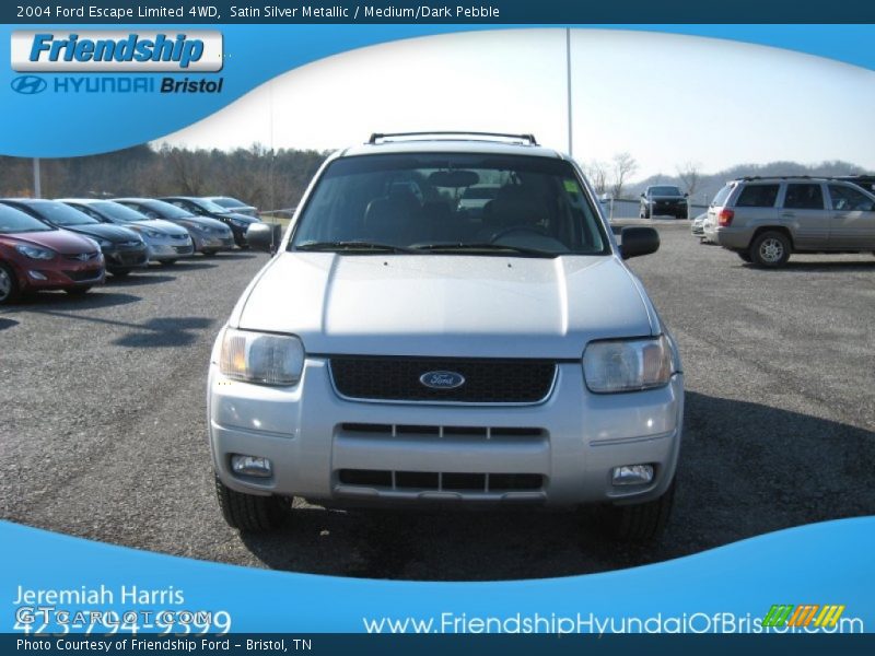 Satin Silver Metallic / Medium/Dark Pebble 2004 Ford Escape Limited 4WD