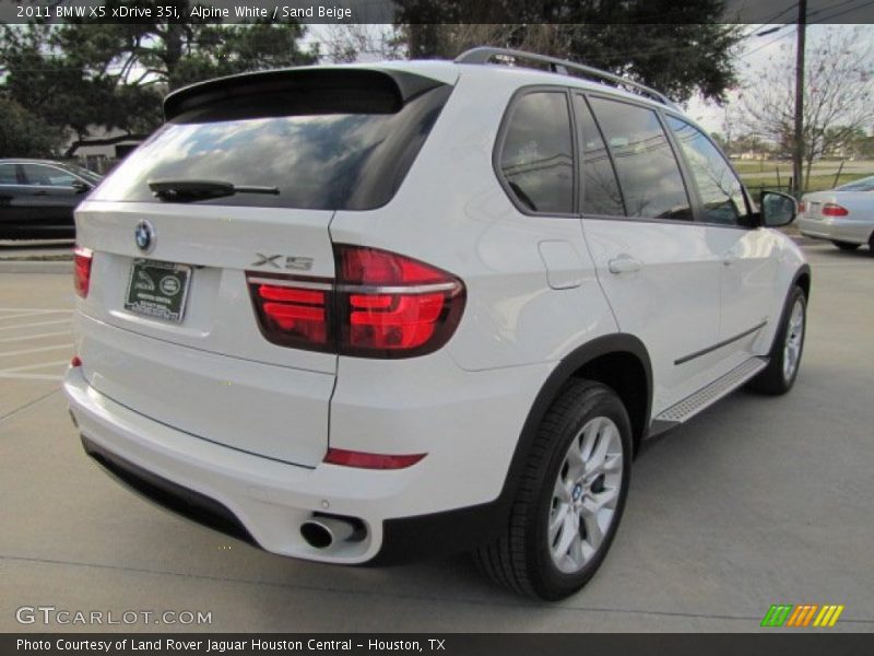 Alpine White / Sand Beige 2011 BMW X5 xDrive 35i