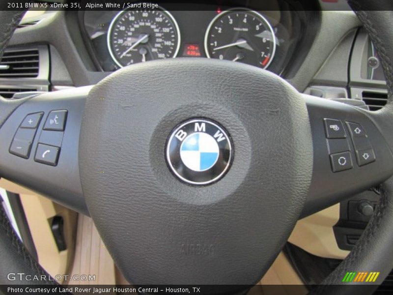 Alpine White / Sand Beige 2011 BMW X5 xDrive 35i