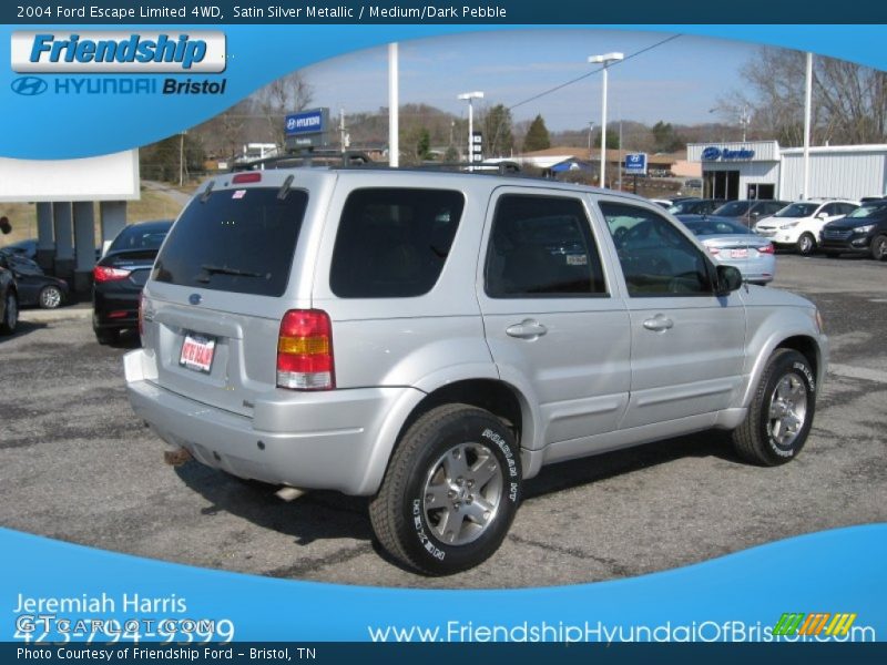 Satin Silver Metallic / Medium/Dark Pebble 2004 Ford Escape Limited 4WD