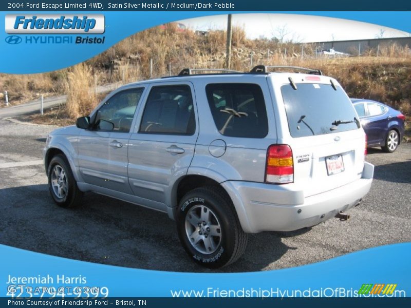 Satin Silver Metallic / Medium/Dark Pebble 2004 Ford Escape Limited 4WD