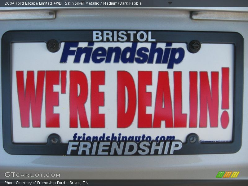 Satin Silver Metallic / Medium/Dark Pebble 2004 Ford Escape Limited 4WD