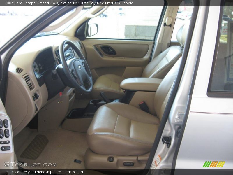 Satin Silver Metallic / Medium/Dark Pebble 2004 Ford Escape Limited 4WD
