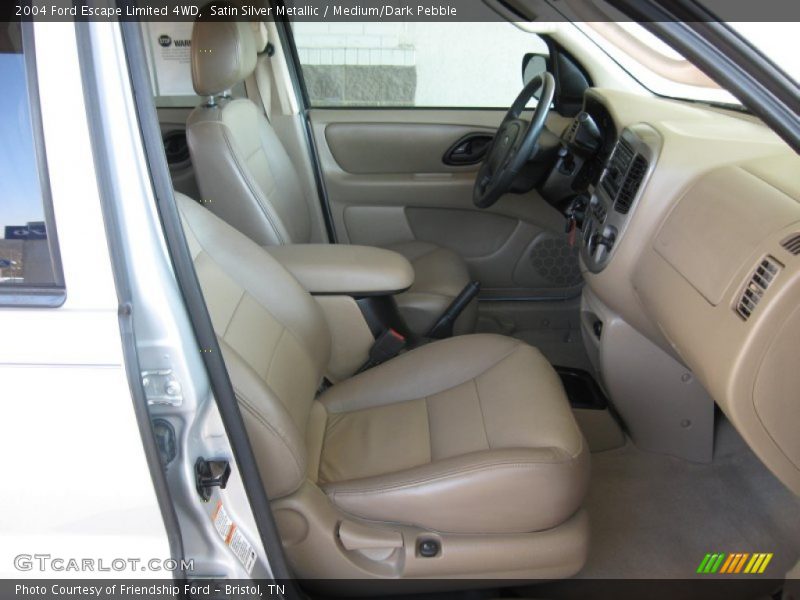 Satin Silver Metallic / Medium/Dark Pebble 2004 Ford Escape Limited 4WD