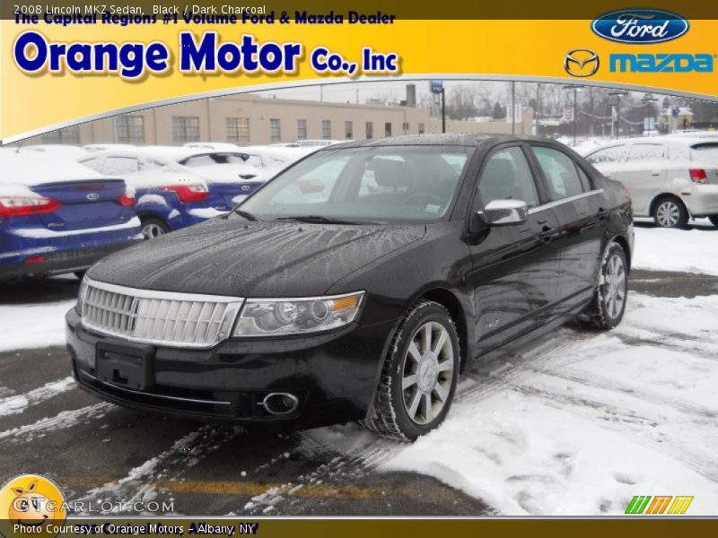 Black / Dark Charcoal 2008 Lincoln MKZ Sedan