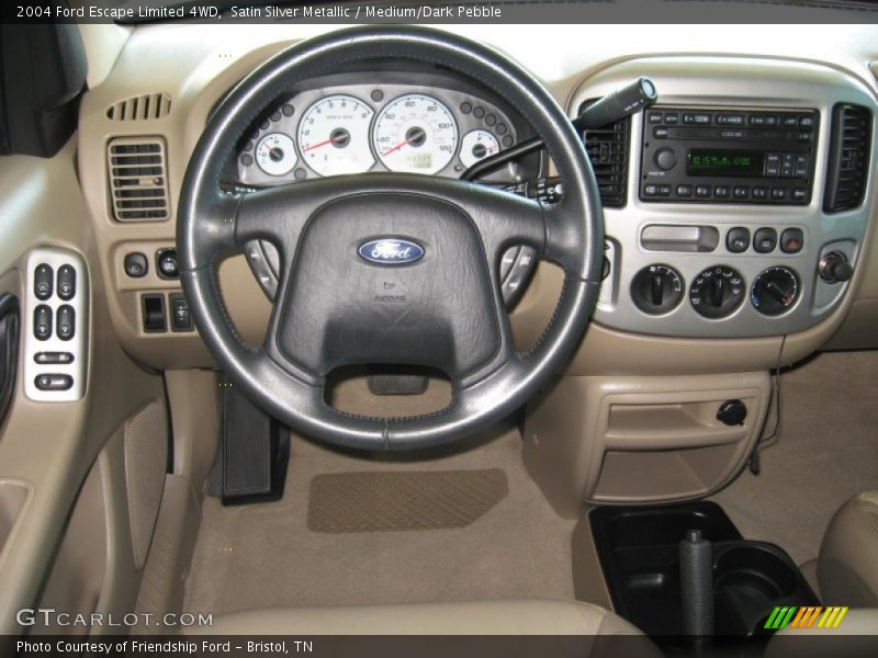 Satin Silver Metallic / Medium/Dark Pebble 2004 Ford Escape Limited 4WD