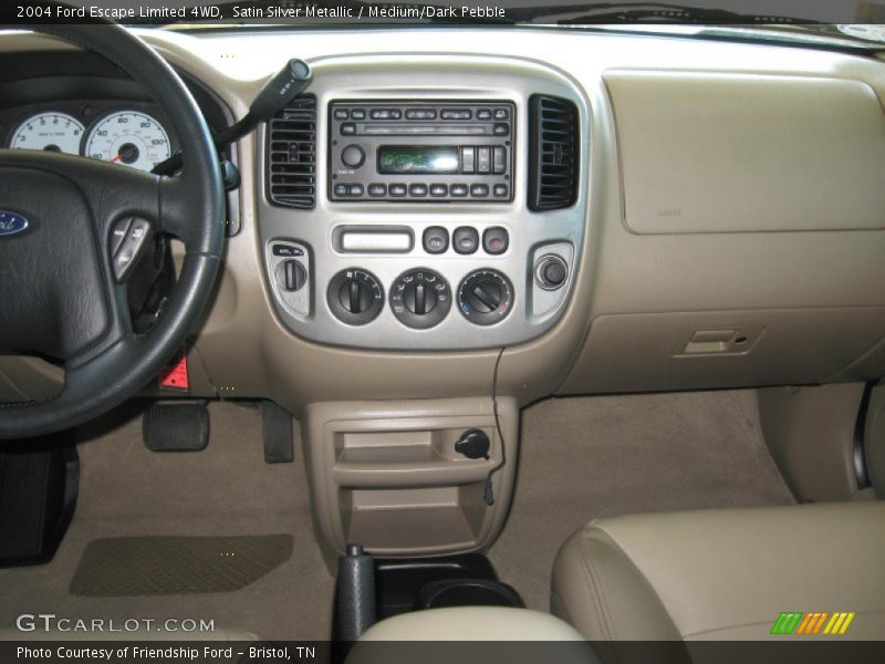 Satin Silver Metallic / Medium/Dark Pebble 2004 Ford Escape Limited 4WD
