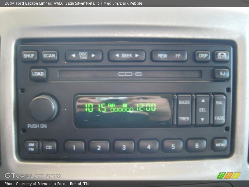 Satin Silver Metallic / Medium/Dark Pebble 2004 Ford Escape Limited 4WD