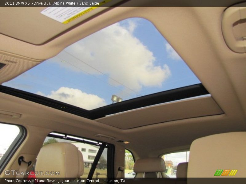 Alpine White / Sand Beige 2011 BMW X5 xDrive 35i