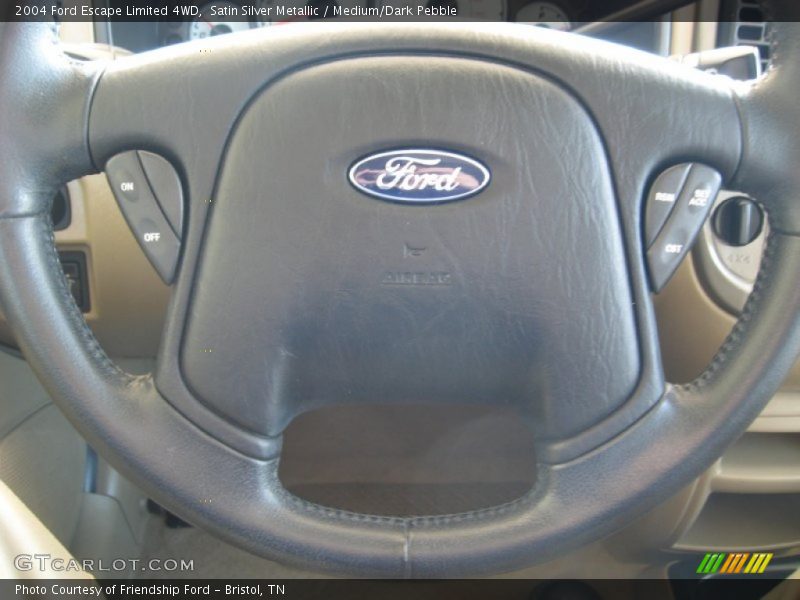 Satin Silver Metallic / Medium/Dark Pebble 2004 Ford Escape Limited 4WD