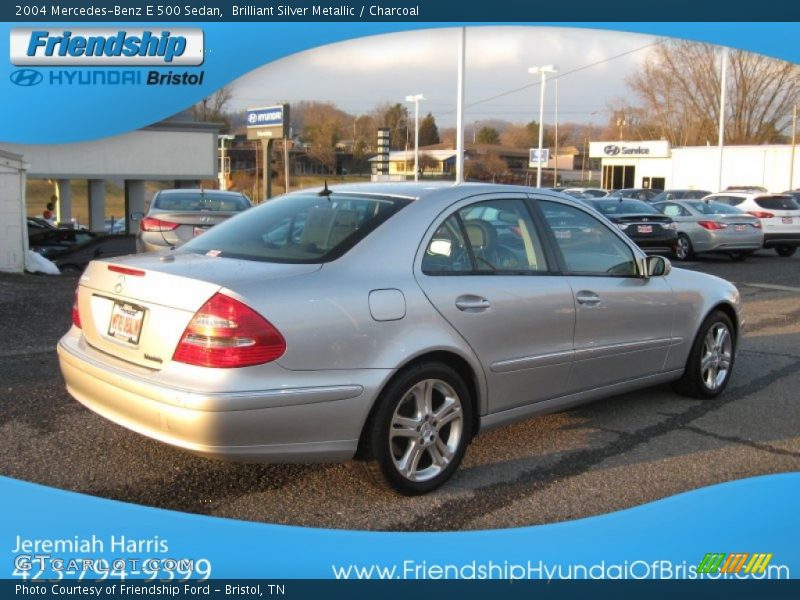 Brilliant Silver Metallic / Charcoal 2004 Mercedes-Benz E 500 Sedan