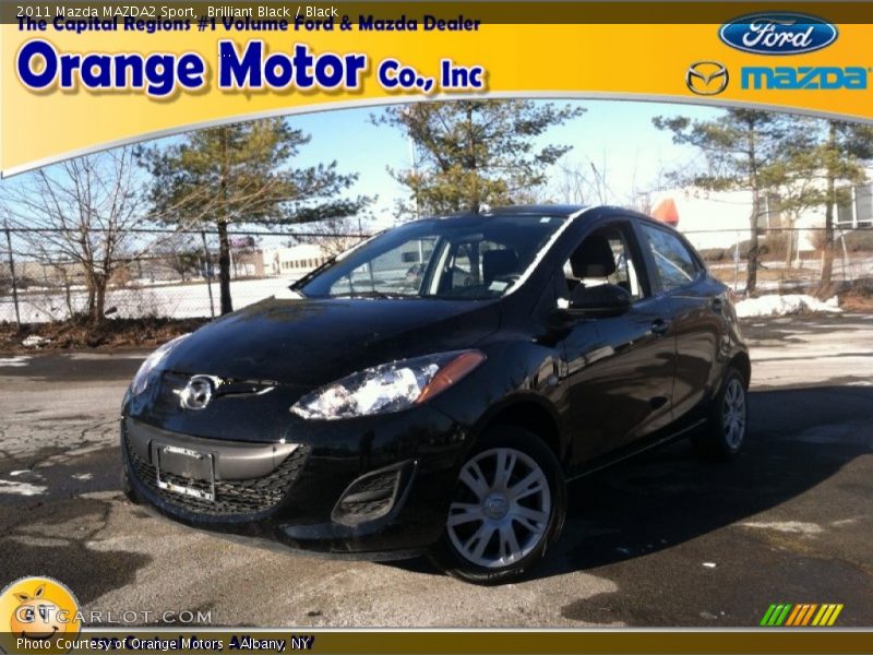 Brilliant Black / Black 2011 Mazda MAZDA2 Sport