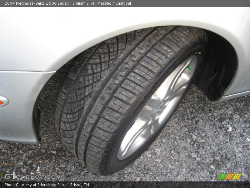Brilliant Silver Metallic / Charcoal 2004 Mercedes-Benz E 500 Sedan