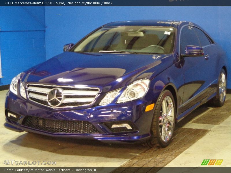 Front 3/4 View of 2011 E 550 Coupe