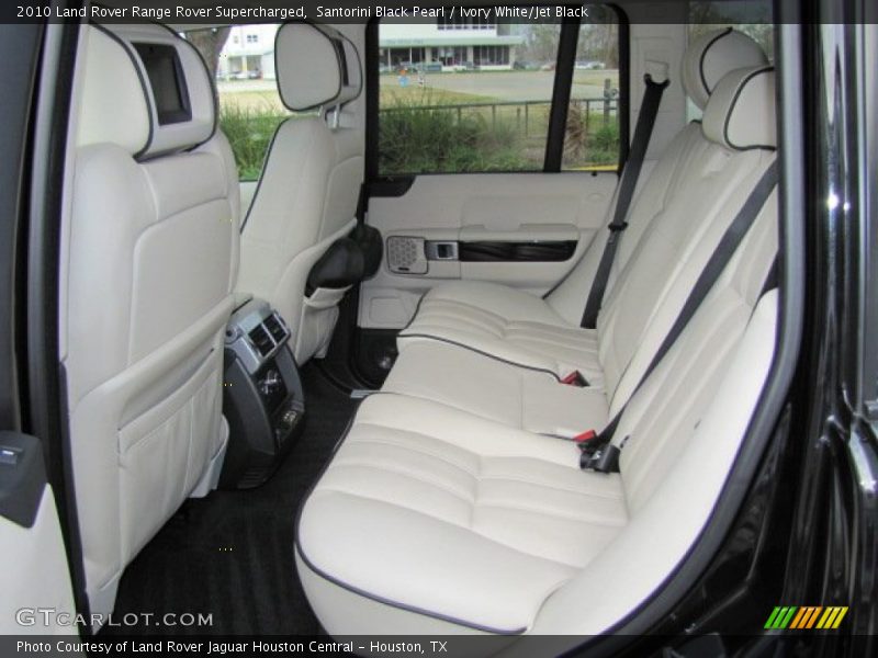 Santorini Black Pearl / Ivory White/Jet Black 2010 Land Rover Range Rover Supercharged