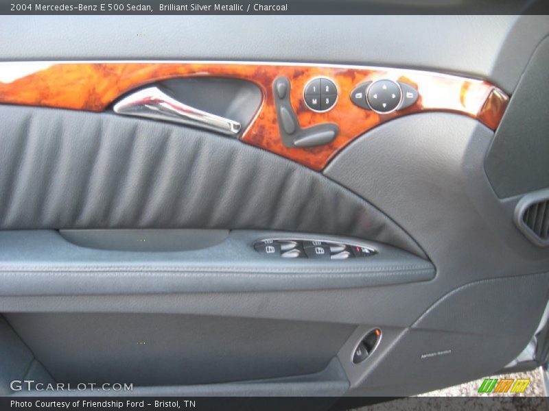 Brilliant Silver Metallic / Charcoal 2004 Mercedes-Benz E 500 Sedan