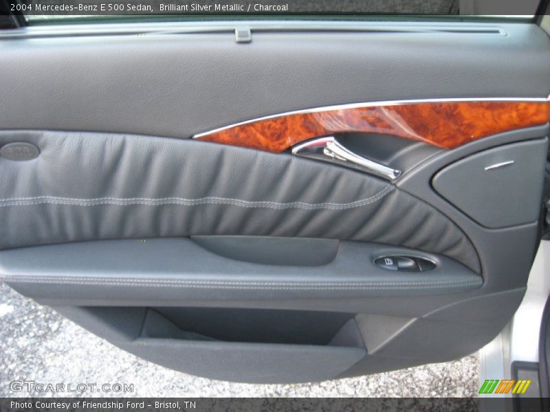 Brilliant Silver Metallic / Charcoal 2004 Mercedes-Benz E 500 Sedan
