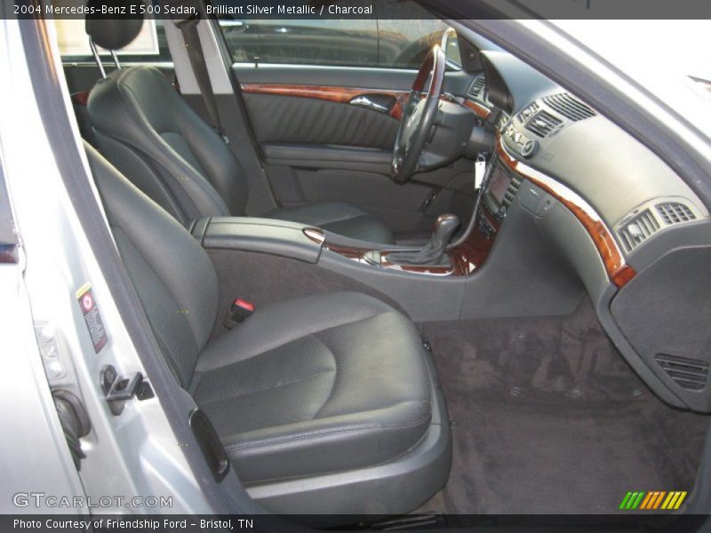 Brilliant Silver Metallic / Charcoal 2004 Mercedes-Benz E 500 Sedan