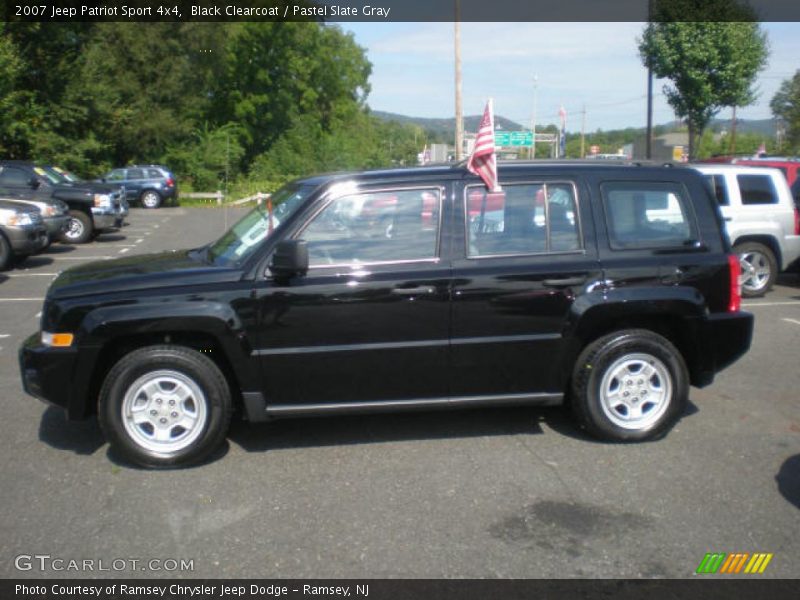 Black Clearcoat / Pastel Slate Gray 2007 Jeep Patriot Sport 4x4