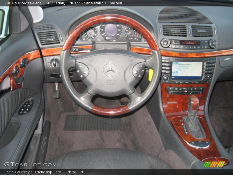 Brilliant Silver Metallic / Charcoal 2004 Mercedes-Benz E 500 Sedan