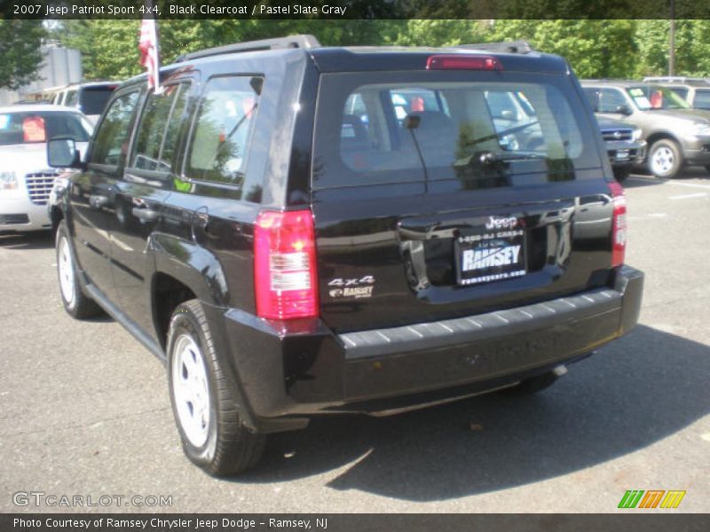 Black Clearcoat / Pastel Slate Gray 2007 Jeep Patriot Sport 4x4