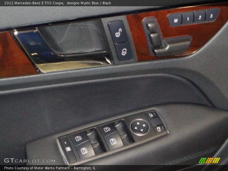 Controls of 2011 E 550 Coupe