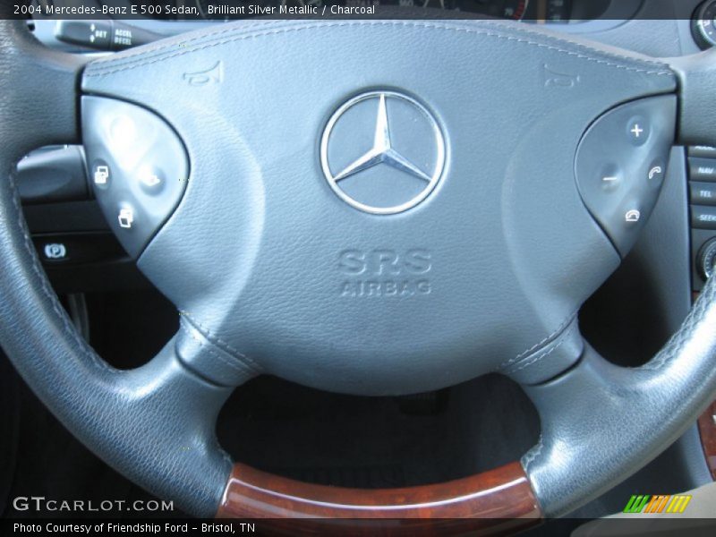 Brilliant Silver Metallic / Charcoal 2004 Mercedes-Benz E 500 Sedan