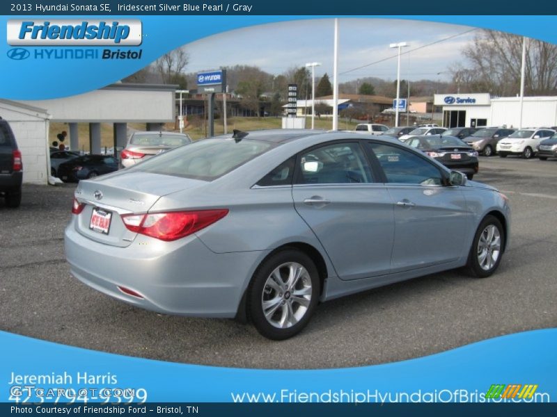 Iridescent Silver Blue Pearl / Gray 2013 Hyundai Sonata SE