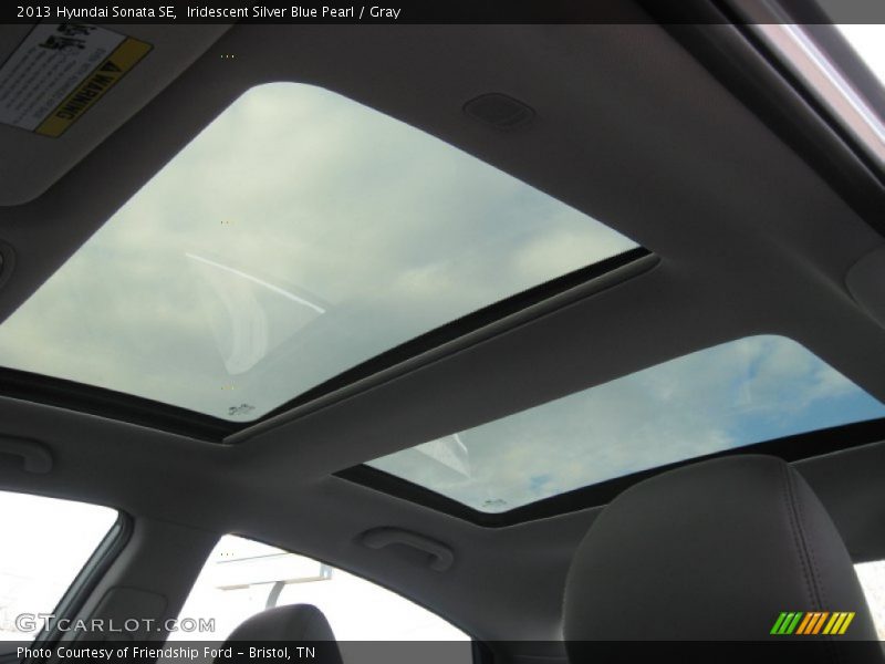 Iridescent Silver Blue Pearl / Gray 2013 Hyundai Sonata SE