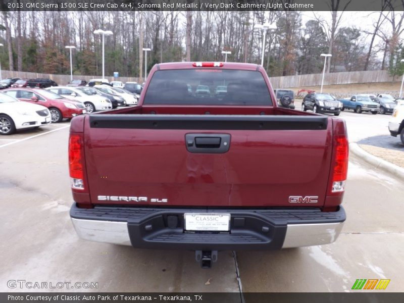 Sonoma Red Metallic / Very Dark Cashmere/Light Cashmere 2013 GMC Sierra 1500 SLE Crew Cab 4x4