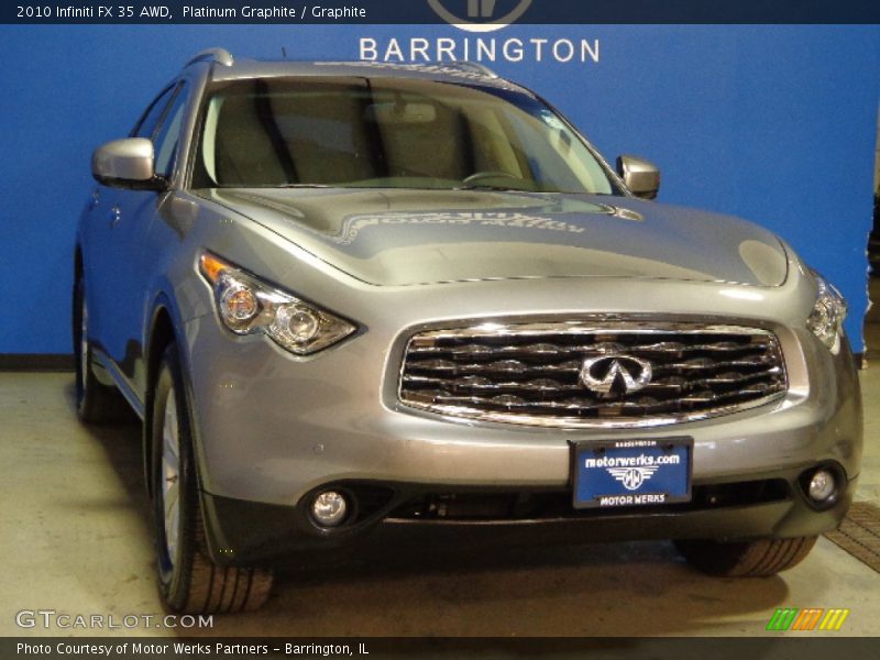 Platinum Graphite / Graphite 2010 Infiniti FX 35 AWD