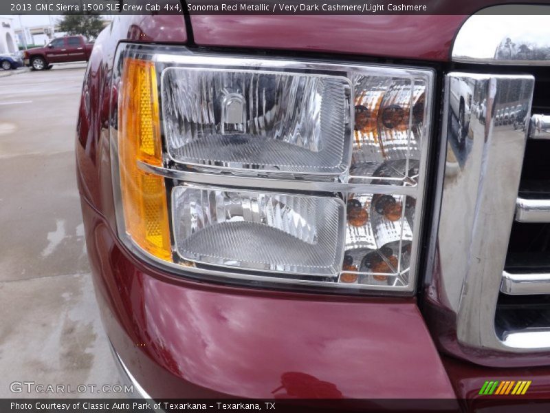 Sonoma Red Metallic / Very Dark Cashmere/Light Cashmere 2013 GMC Sierra 1500 SLE Crew Cab 4x4